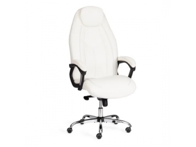 Кресло BOSS Lux кож/зам белый 36-01
